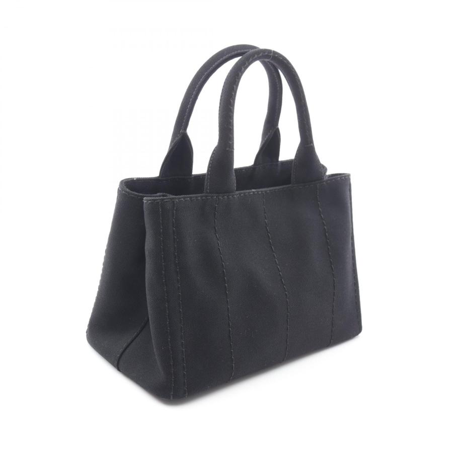 PRADA カナパ　ブラック キャンバストートバッグ PRADA（プラダ） CANAPA カナパ ブランドオフ キャンバス トートバッグ