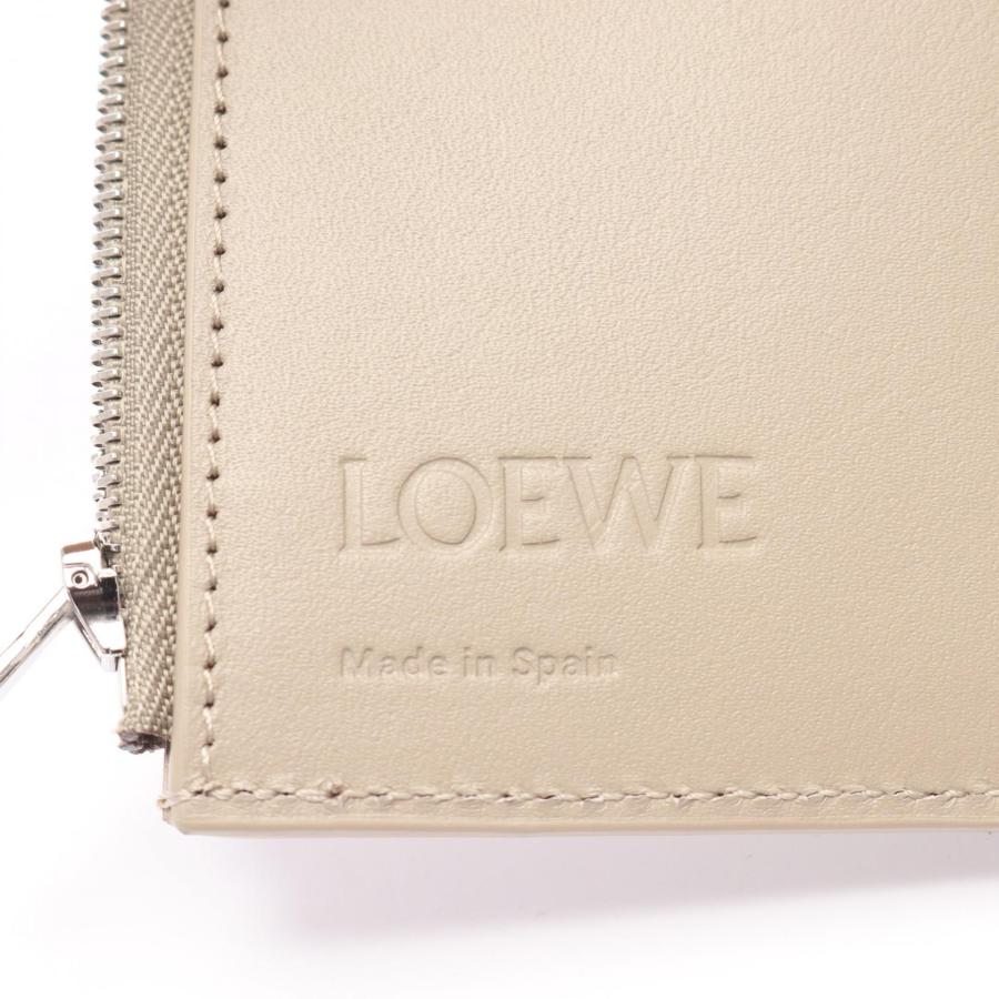 ロエベ LOEWE アナグラム バーティカル ウォレット スモール 三つ折り財布 財布 レザー レディース ベージュ系 C821S33X125541 【新品】 LOEWE（ロエベ） アナグラム バーティカル ウォレット スモール 三