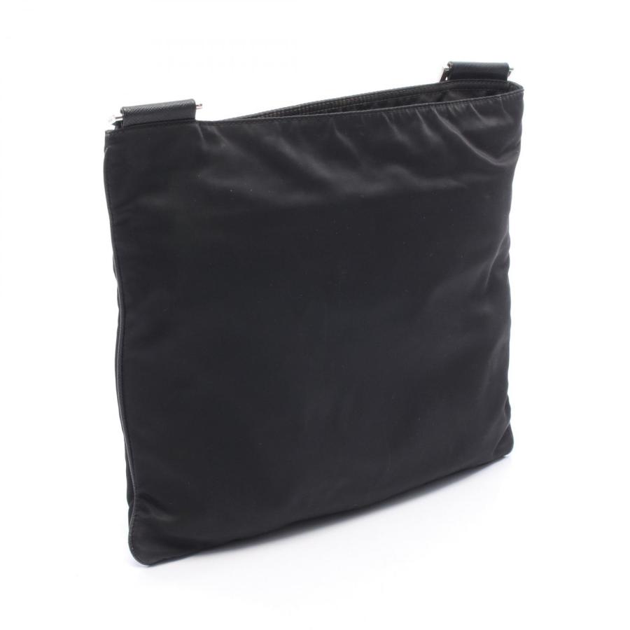 プラダ PRADA TESSUTO + SAFFI ショルダーバッグ バッグ ナイロン サフィアーノレザー メンズ レディース ブラック系 2VH053 【中古】 PRADA（プラダ） TESSUTO + SAFFI ブランドオフ ナイロン ショルダー