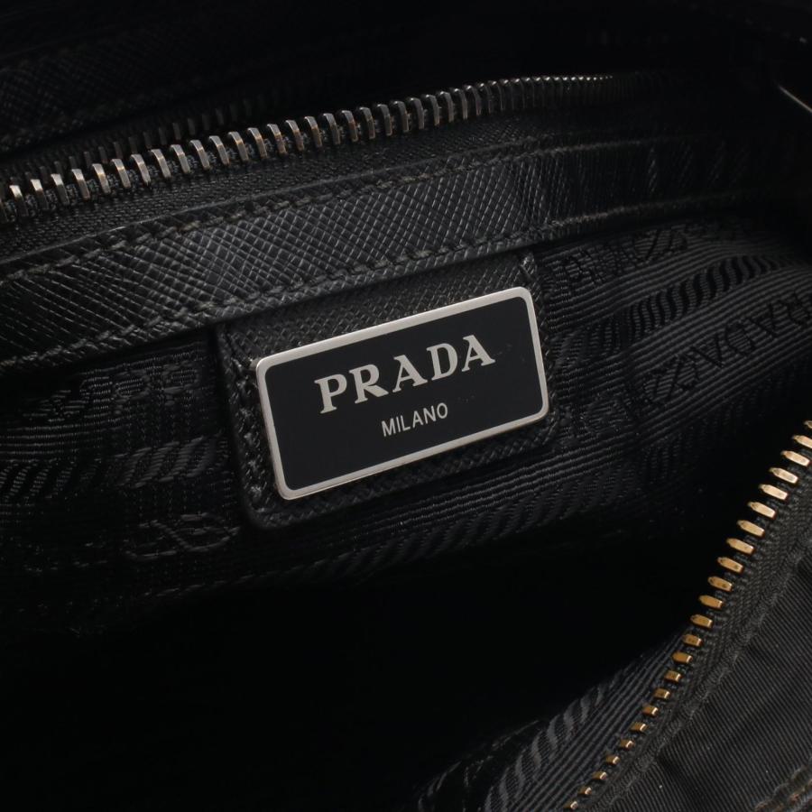 プラダ PRADA TESSUTO + SAFFI ショルダーバッグ バッグ ナイロン サフィアーノレザー メンズ レディース ブラック系 2VH053 【中古】 PRADA（プラダ） TESSUTO + SAFFI ブランドオフ ナイロン ショルダー
