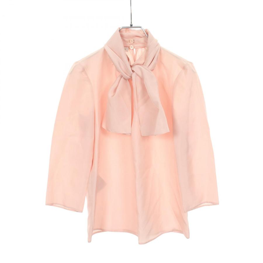 PRADA♡シルクブラウス♡SILK スカーフ付♡シルク トップス PRADA 