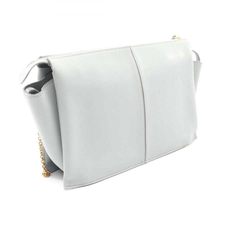 CELINE（セリーヌ） トライフォールド ブランドオフ レザー ショルダー 
