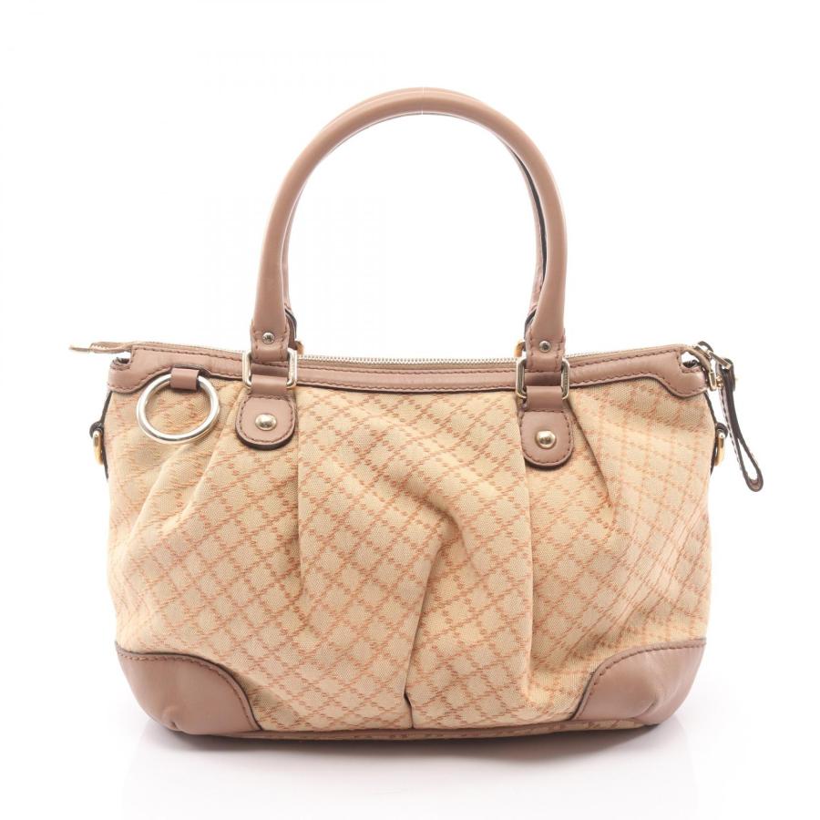 GUCCI ハンドバッグ ディアマンテ キャンバス レザー GUCCI（グッチ） スーキー ディアマンテ ブランドオフ キャンバス