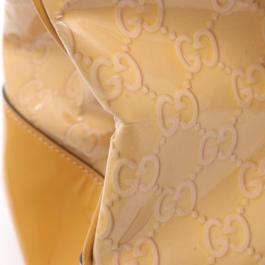 GUCCI（グッチ） メイフェア GG柄 ブランドオフ パテントレザー トート