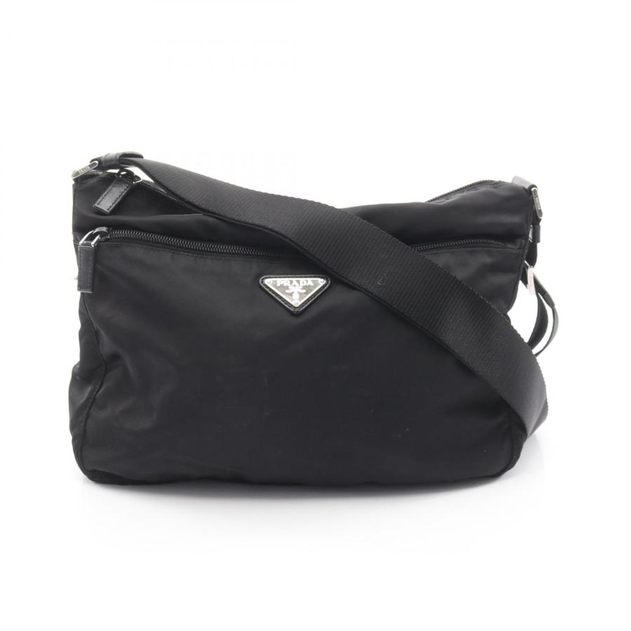 PRADA プラダ ショルダーバッグ ナイロン ブラック レディース トライアングルロゴ【中古】【送料無料】 PRADA（プラダ） トライアングルロゴ ブランドオフ ナイロン