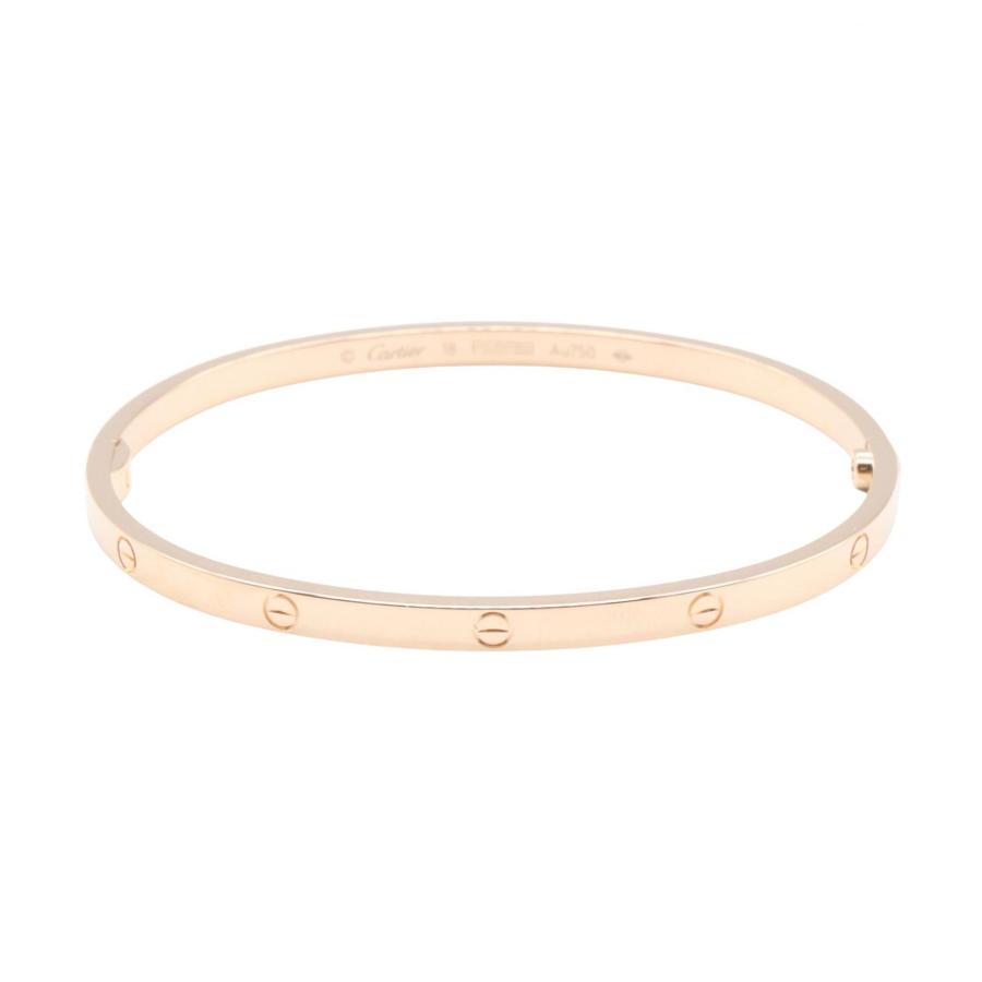 【最終値下げ】 カルティエ ブレスレット ラブブレス 17cm K18 PG Cartier（カルティエ） ラブブレス SM ブランドオフ CARTIER K18PG
