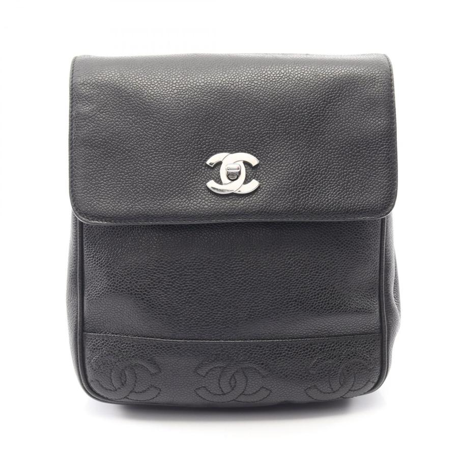 CHANEL（シャネル） トリプルココマーク ブランドオフ キャビアスキン 