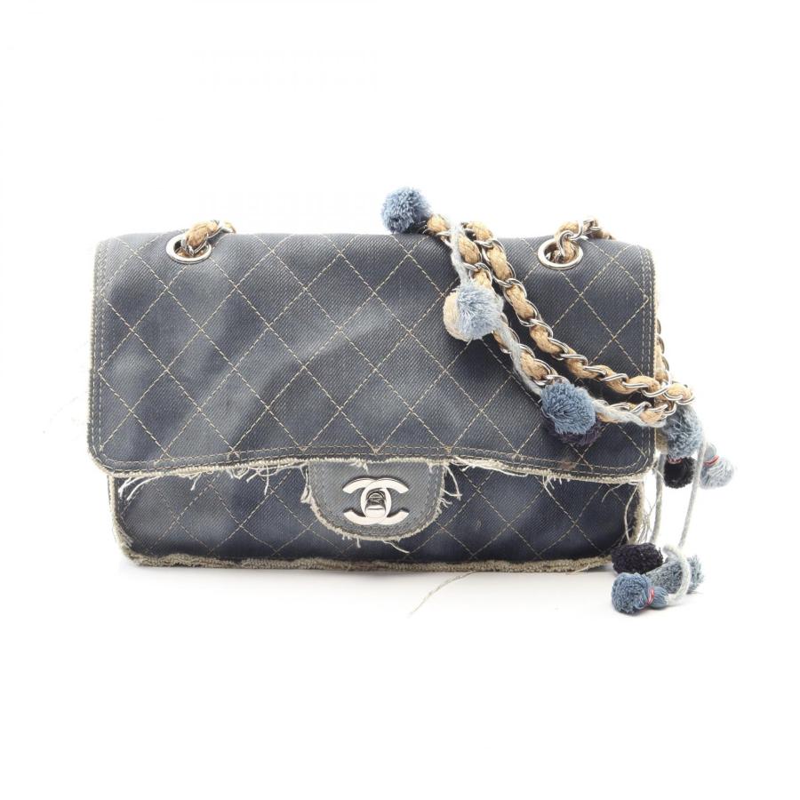 デニム マトラッセ ショルダーバッグ CHANEL（シャネル） マトラッセ ブランドオフ デニム ショルダーバッグ
