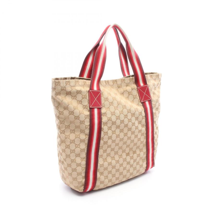 GUCCI（グッチ） GGクリスタル ブランドオフ キャンバス トートバッグ