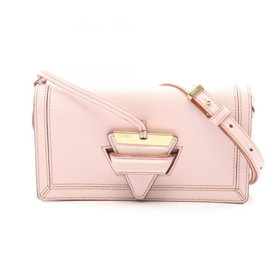 【人気モデル・美品】ロエベ☆バルセロナ ワンハンドル ショルダーバック レザー LOEWE（ロエベ） バルセロナ ブランドオフ レザー ショルダーバッグ