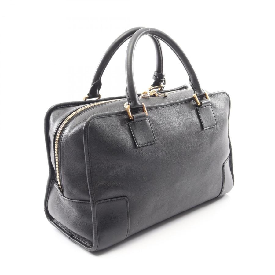【LOEWE】ロエベ アマソナ 36 ブロンズ 刺繍ロゴ アナグラム LOEWE（ロエベ） アマソナ 36 アナグラム ロゴ ハンドバッグ レザー