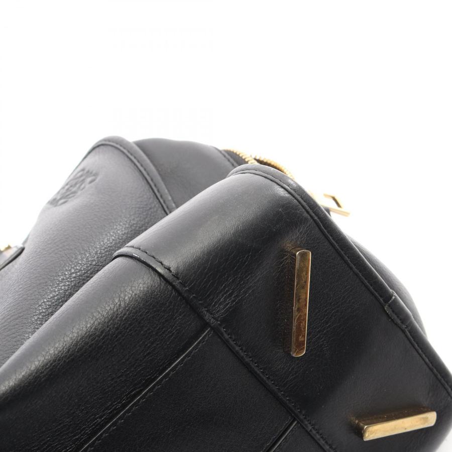 【LOEWE】ロエベ アマソナ 36 ブロンズ 刺繍ロゴ アナグラム LOEWE（ロエベ） アマソナ 36 アナグラム ロゴ ハンドバッグ レザー