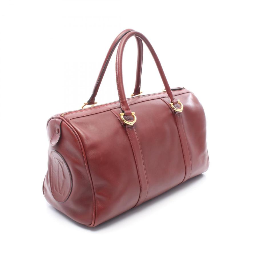 Cartier カルティエ マストライン ボストンバッグ パドロック鍵 付き Cartier（カルティエ） マストライン ブランドオフ レザー ボストン