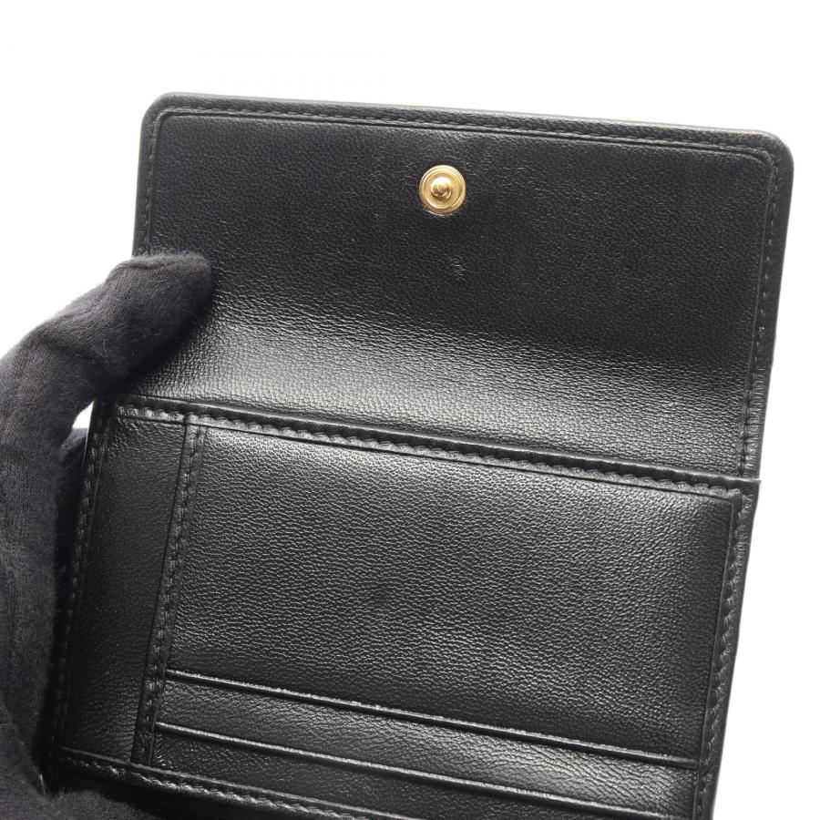 ミュウ マテラッセ ブランドオフ Miu レザー 三つ折り財布 ナッパ