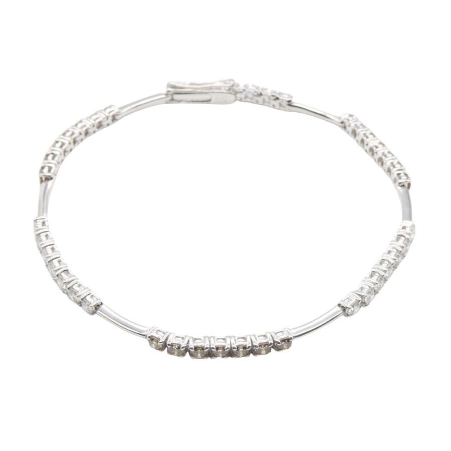 ジュエリー ダイヤモンド ブレスレット ブランドオフ JEWELRY K18WG 