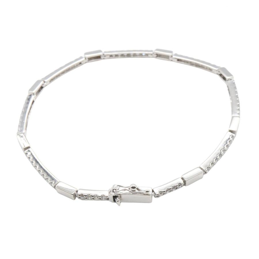 K18WGダイヤモンドブレスレット値下げ中！（最終） ジュエリー ダイヤモンド ブレスレット ブランドオフ JEWELRY K18WG