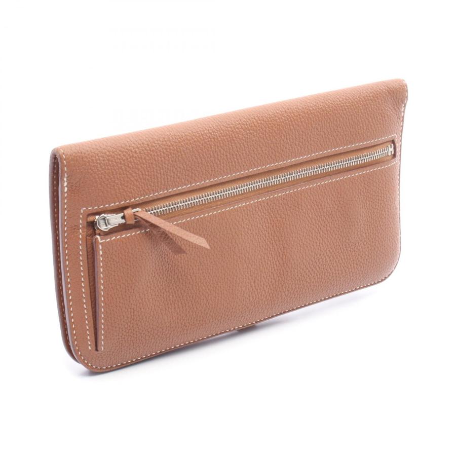 HERMES（エルメス） ドゴンロング ブランドオフ レザー 二つ折り長財布