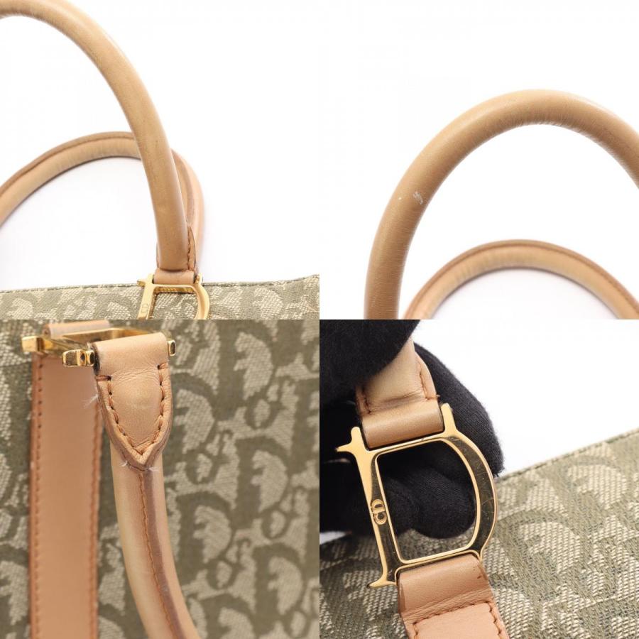 Dior トロッター ジャガード カナージュ調ステッチ CD金具 トートバッグ ディオール トロッター ブランドオフ Dior キャンバス トートバッグ