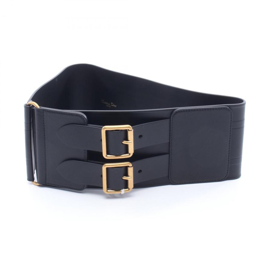 ディオール ロゴ ブランドオフ Dior レザー ベルト 中古 レディース
