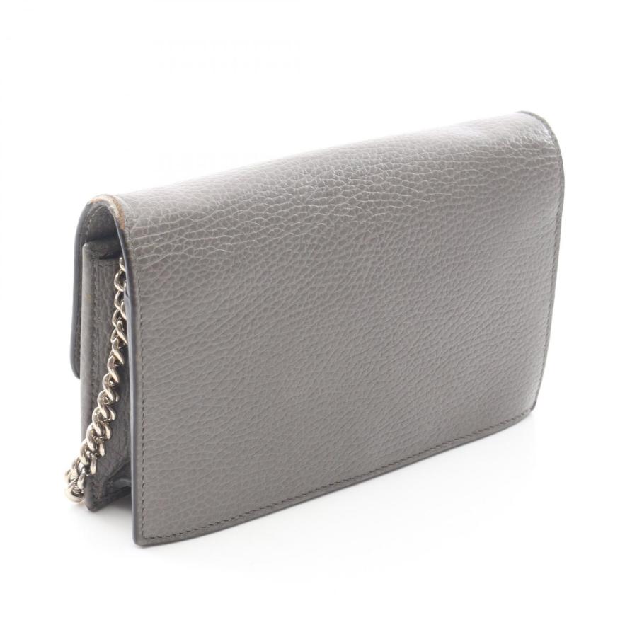 GUCCI（グッチ） インターロッキングG ブランドオフ レザー ショルダー