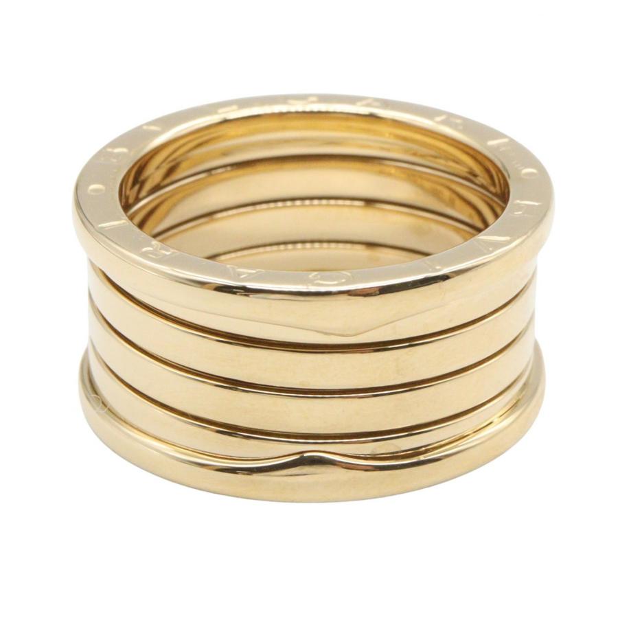 BVLGARI B-ZERO1 K18 4バンド 表記サイズ65 箱付き BVLGARI（ブルガリ） B-zero1 ビーゼロワン リング 4バンド ブランド