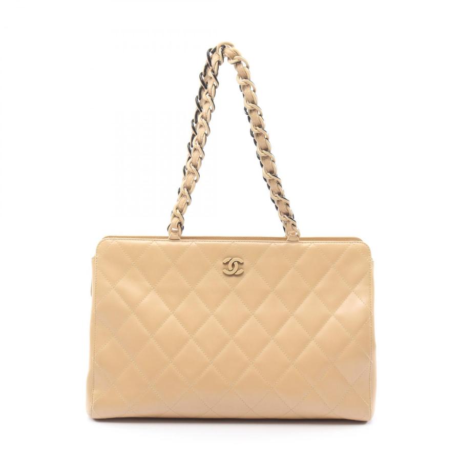 CHANEL（シャネル） マトラッセ プラチェーン ブランドオフ ラムスキン
