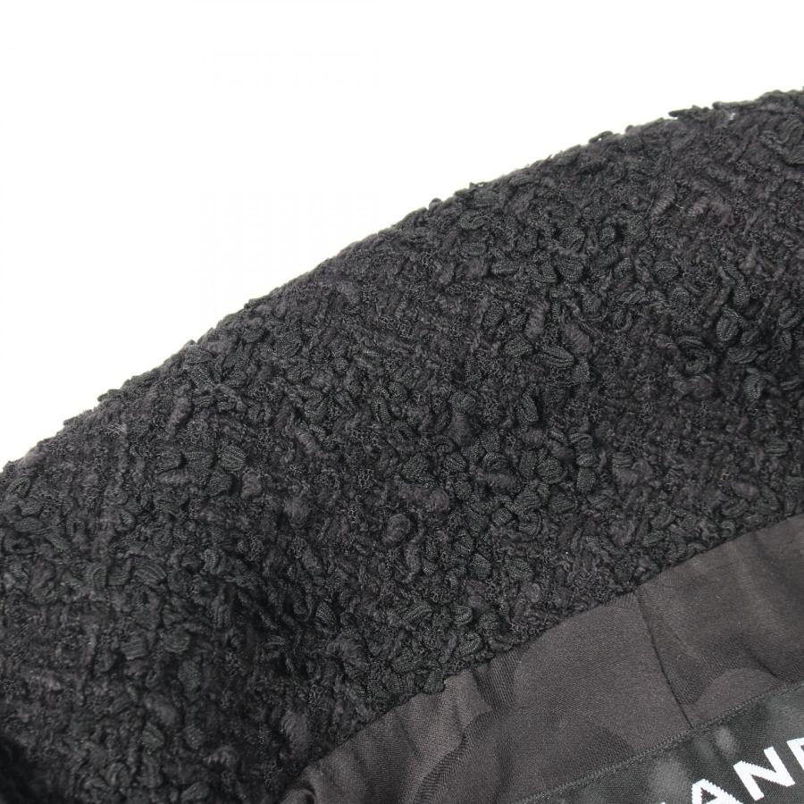 シャネル ココマークボタン ツイード ブランドオフ CHANEL ナイロン その他ジャケット 中古 レディース_6