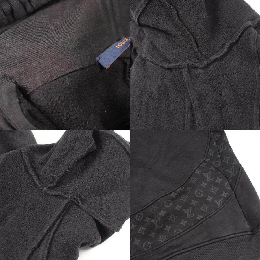 ルイ・ヴィトン LOUIS VUITTON サークルカット スウェット モノグラム パーカー 衣料品 トップス コットン メンズ ブラック系 RM211Q RLE HKY43W 【中古】 LOUIS VUITTON（ルイ・ヴィトン） サークルカット スウェット