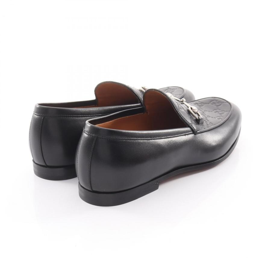 T*E様 GUCCI マイクログッチシマ レザー ローファー ブラック GUCCI（グッチ） グッチシマ ローファー ブランドオフ レザー