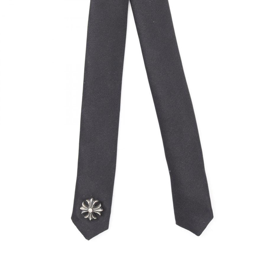 クロムハーツ CHプラス ブランドオフ CHROME HEARTS シルク ネクタイ