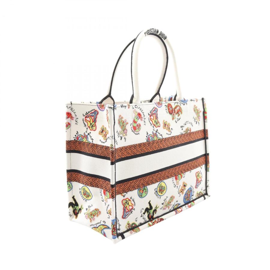 ディオール BOOK TOTE ブックトート ミディアム ニキ ド サンファル ブランドオフ Dior キャンバス トートバッグ キャンバ 中古 レディー_1