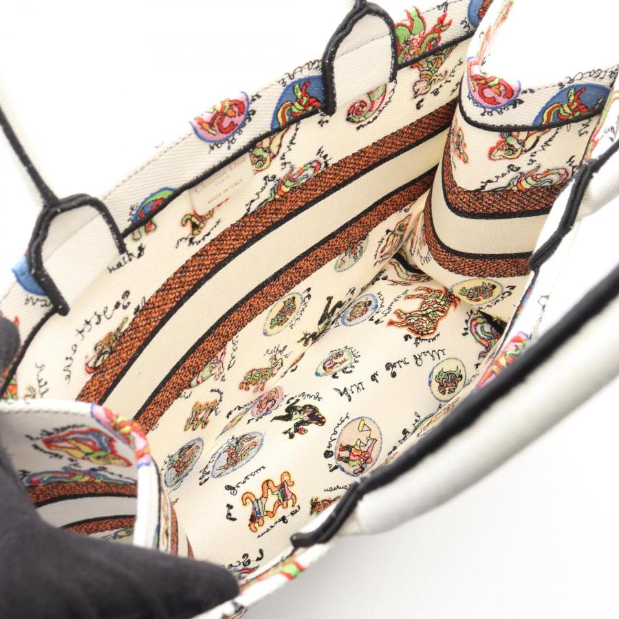 ディオール BOOK TOTE ブックトート ミディアム ニキ ド サンファル ブランドオフ Dior キャンバス トートバッグ キャンバ 中古 レディー_2