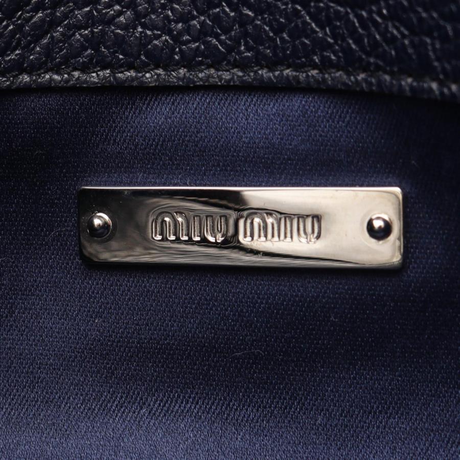 Miumiu デニム マトラッセ ショルダーバッグ 本物 ギャランティ miumiuデニムマトラッセ♪ビジュークリスタル♪ショルダーバッグ