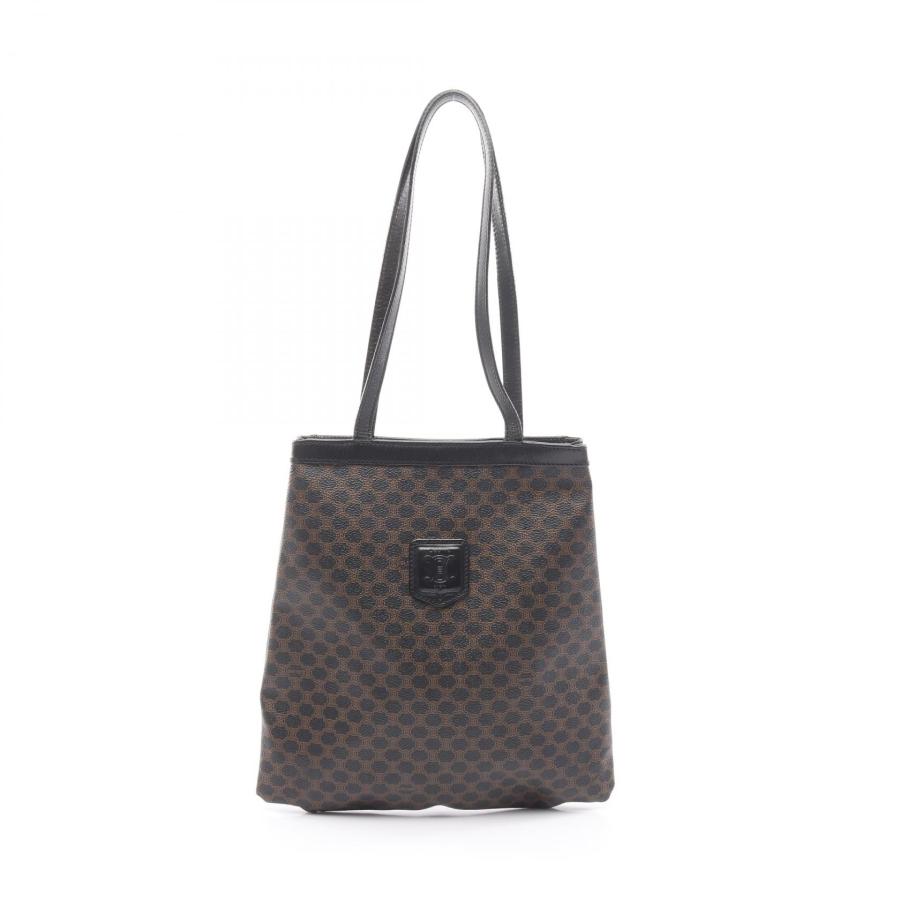 美品　CELINE　セリーヌ　Cマカダム　ダークブラウン　トートバッグ　ビジネス CELINE（セリーヌ） マカダム ブランドオフ CELINE PVCコーティング