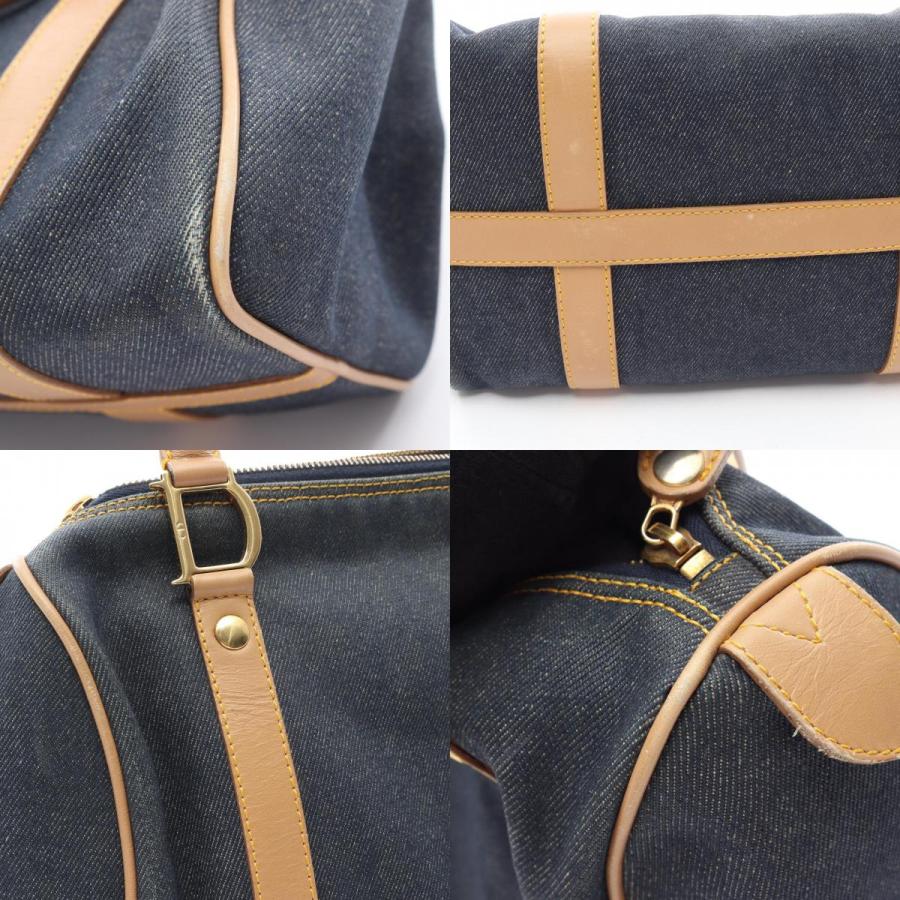 ディオール ミニボストン ブランドオフ Dior デニム ハンドバッグ
