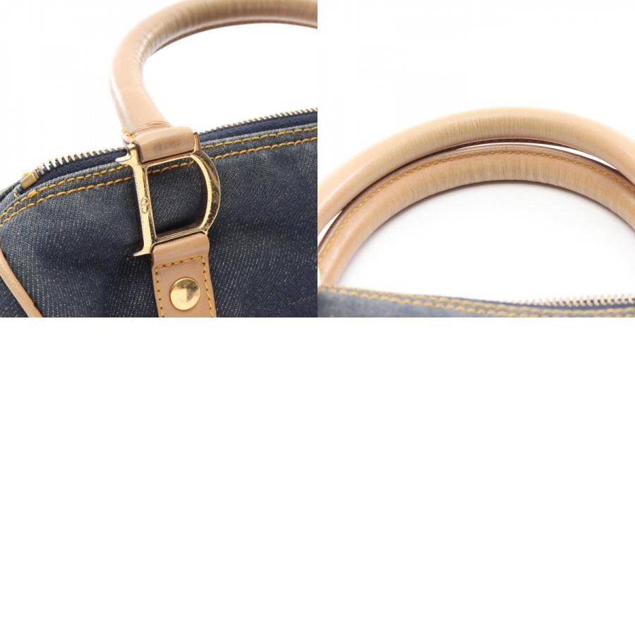 ディオール ミニボストン ブランドオフ Dior デニム ハンドバッグ