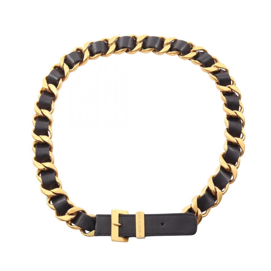 CHANEL（シャネル） チェーン ブランドオフ レザー ベルト 中古