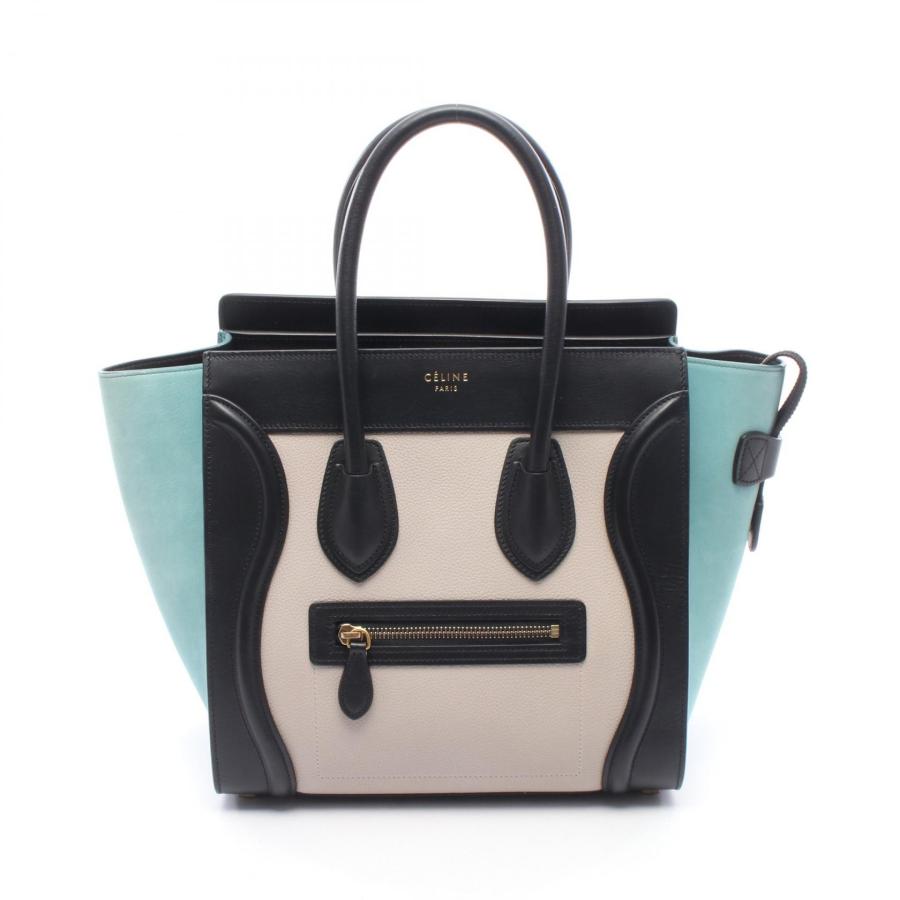 CELINE ラゲージ//ハンドバッグ/レザー セリーヌ CELINE ラゲージ マイクロ ラゲージ ハンドバッグ レザー