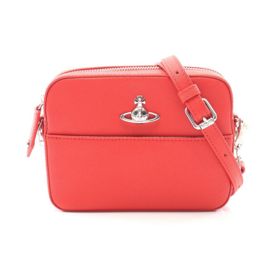 ヴィヴィアンウエストウッド Vivienne Westwood SAFFIANO CAMERA BAG オーブ ショルダーバッグ バッグ レザー レディース グレー系 4303006441214P401 【新品】 Vivienne Westwood - ヴィヴィアンウエストウッド Vivienne Westwood