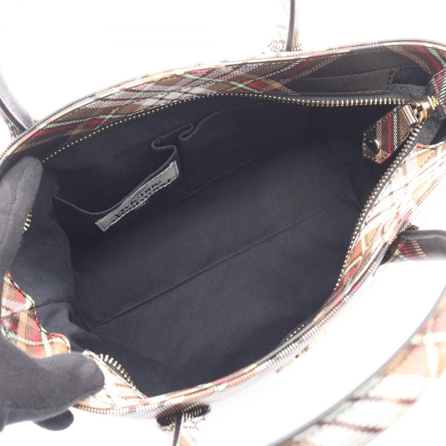 ヴィヴィアンウエストウッド MINI TOTE SAFFIANO BIOGREEN PRINTED