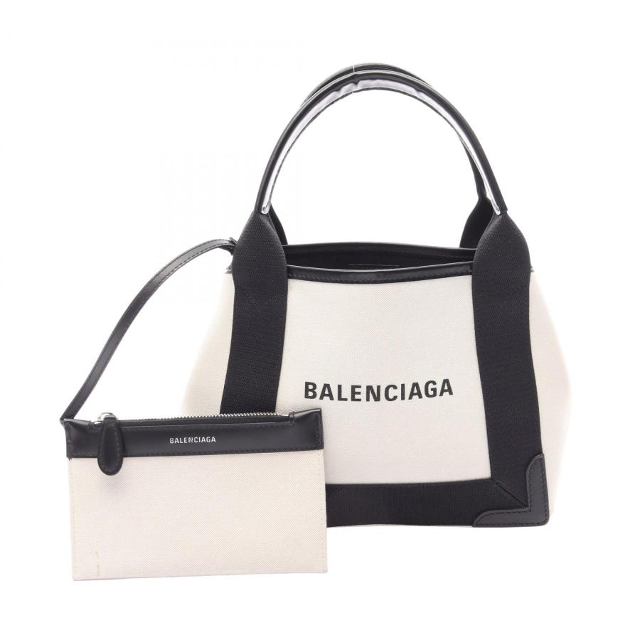 BALENCIAGA（バレンシアガ） ネイビーカバ XS ブランドオフ キャンバス
