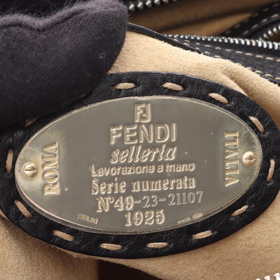 FENDI セレリア ドクターズバック　ダークブラウン 状態◎ 修理箇所あり FENDI（フェンディ） セレリア ドクターズバッグ ブランドオフ レザー