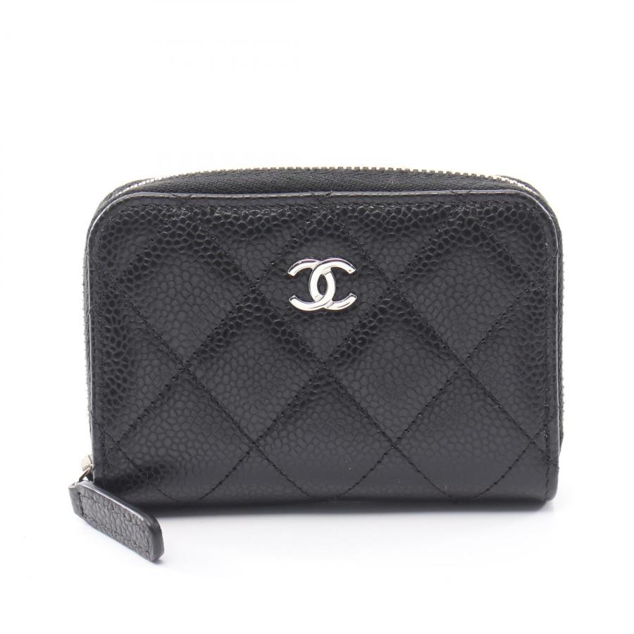 CHANEL シャネル クラシック ジップパース キャビアスキン CHANEL（シャネル） クラシック ジップ コインパース マトラッセ