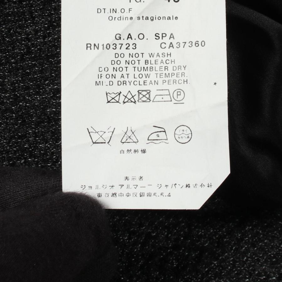 EMPORIO ARMANI エンポリオ・アルマーニ MATT LINE ツイード ジップ
