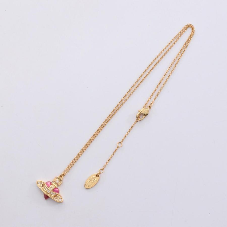 ヴィヴィアンウエストウッド DIAMANTE HEART ブランドオフ Vivienne Westwood GP（ゴールドメッキ） ネックレス 真鍮 レディース_2