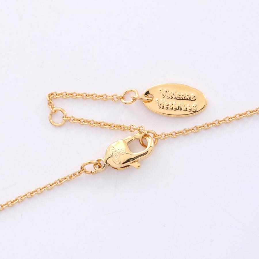 ヴィヴィアンウエストウッド DIAMANTE HEART ブランドオフ Vivienne Westwood GP（ゴールドメッキ） ネックレス 真鍮 レディース_3