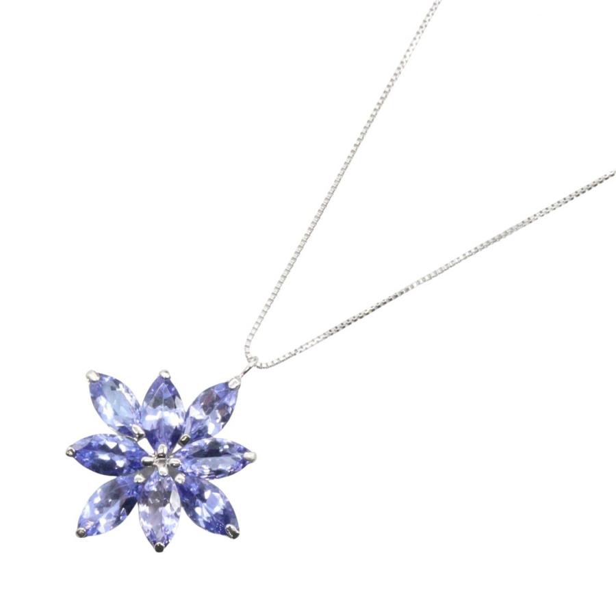ジュエリー タンザナイト ネックレス ブランドオフ JEWELRY K18WG