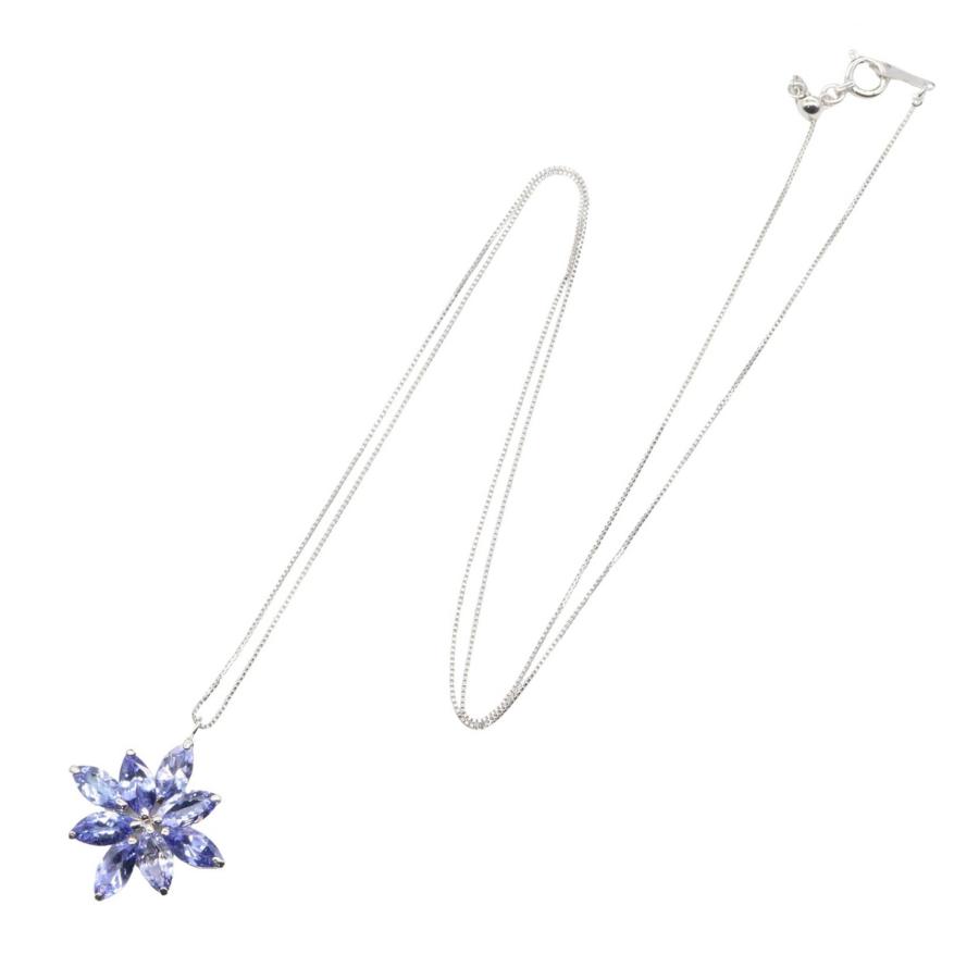 ジュエリー タンザナイト ネックレス ブランドオフ JEWELRY K18WG