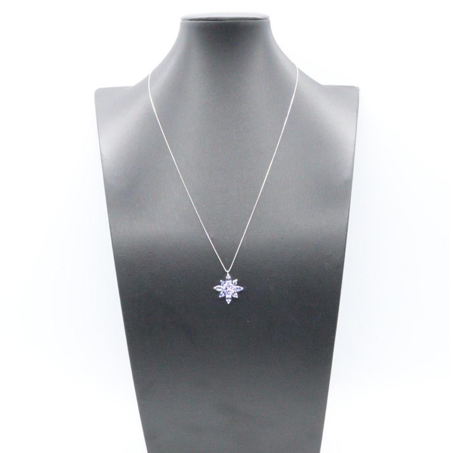 ジュエリー タンザナイト ネックレス ブランドオフ JEWELRY K18WG