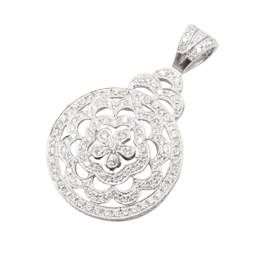 ジュエリー ダイヤ トップ ブランドオフ JEWELRY K18WG（ホワイト 